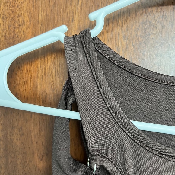 Cut Out‎ Brown Jumpsuit Romper Size L - Picture 9 of 15